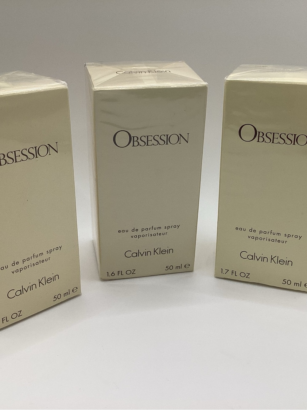 Calvin Klein Obsession Eau de Parfum — All 3 Boxes